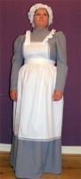 Ladies Victorian Maid/ Florence Nightingale Costume Size 12 - 14